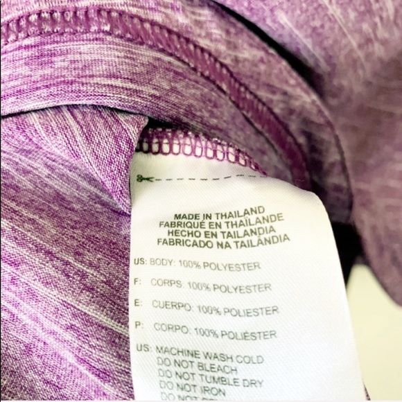 Adidas Purple & Green Racerback Fitness Tank Top - Picture 5 of 5